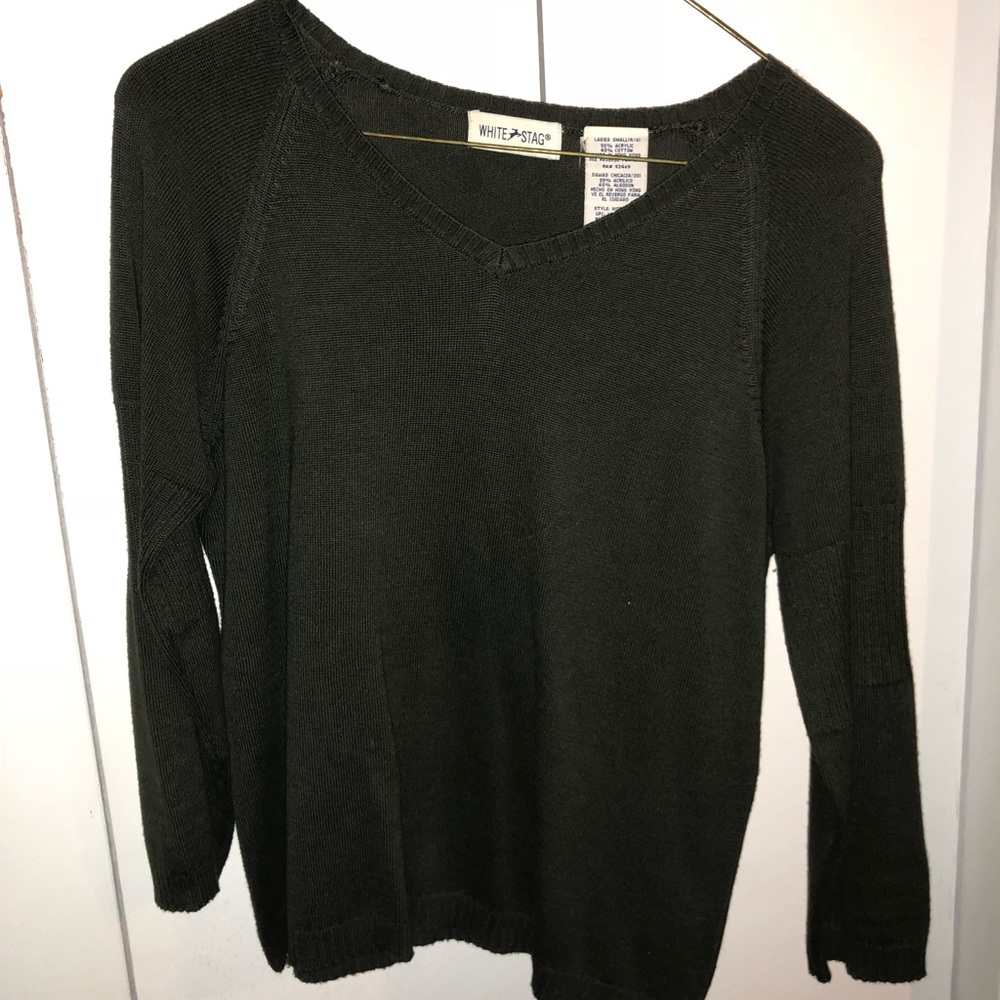 Olive green sweater